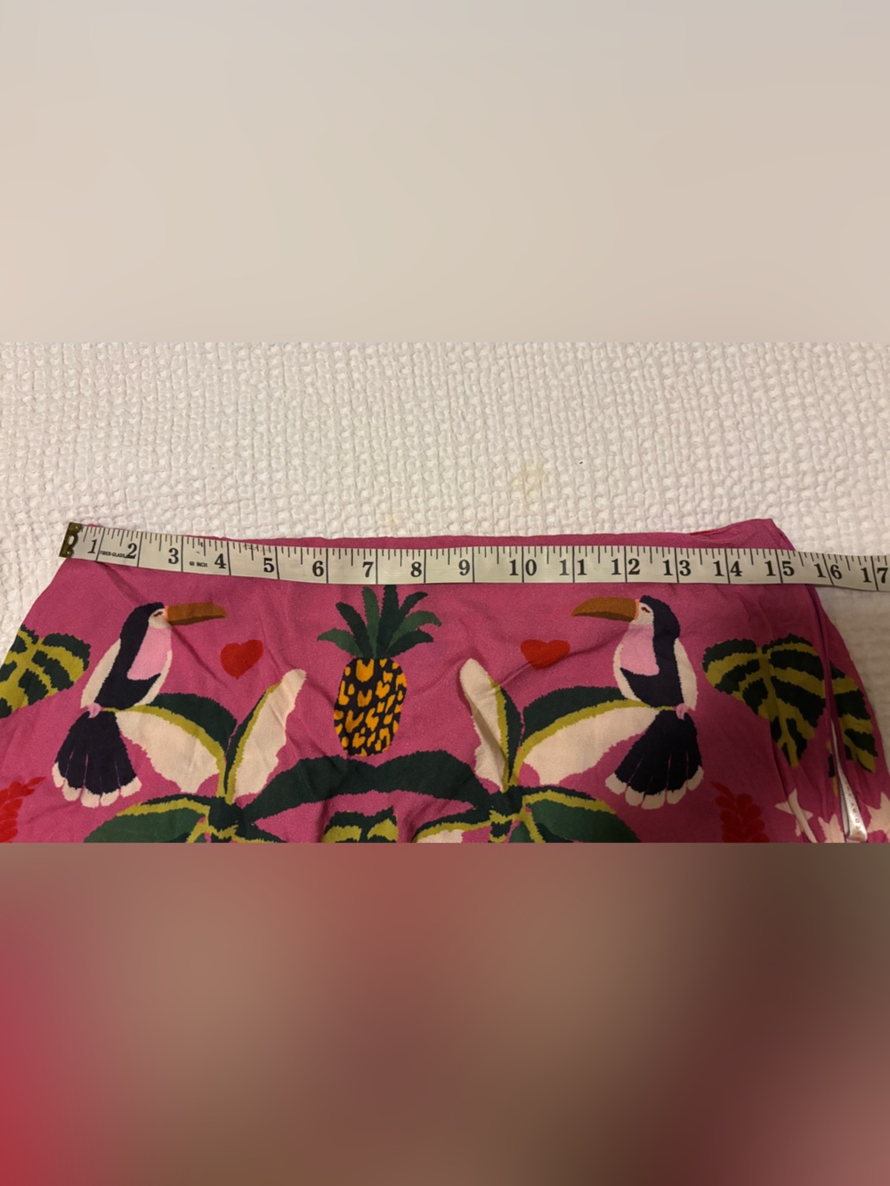 FARM Rio Pink Tropical Maxi Skirt with Green Botanical Print - Picture 10 of 12